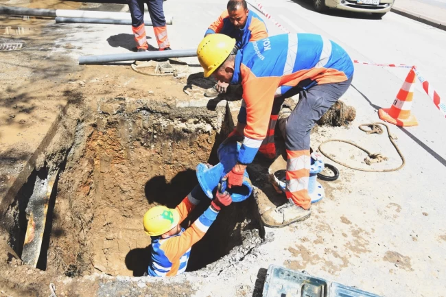 Konya'da su kayıplarına karşı eş zamanlı vana yenileme