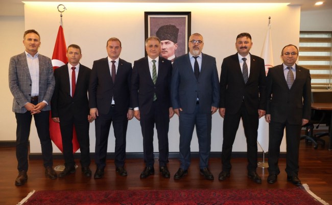 Milletvekili Bozkurt, Başkan Tosun ve ekibiyle Ankara'da