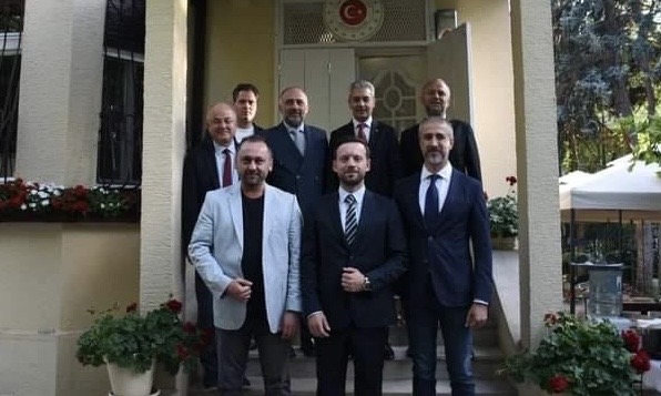 Zonguldak heyeti büyükeçlilik resepsiyonunda