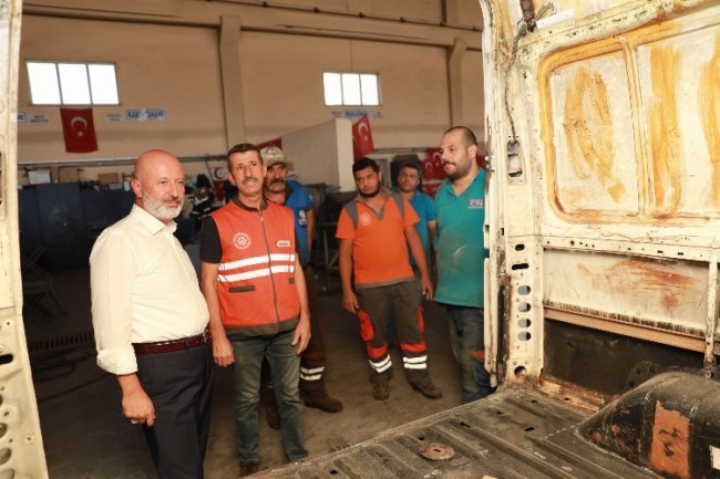 Başkan Çolakbayrakdar: "Atölyemiz, sanayi sitesi gibi çalışıyor"