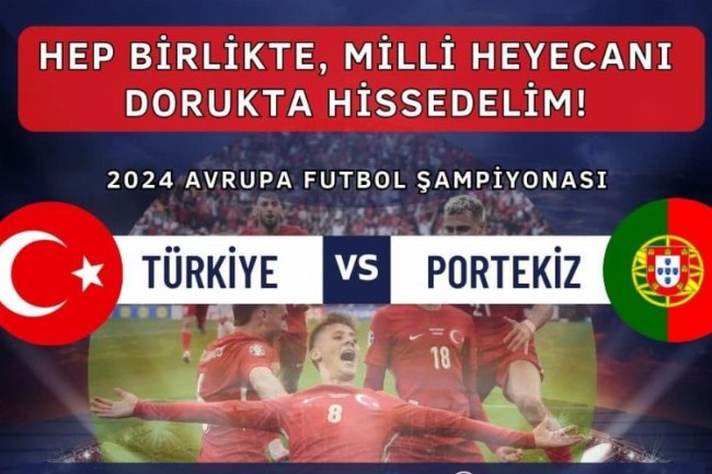 Keşan Belediyesi, Portekiz maçını Mehmet Gemici Cennet Bahçesi'nde yayınlayacak