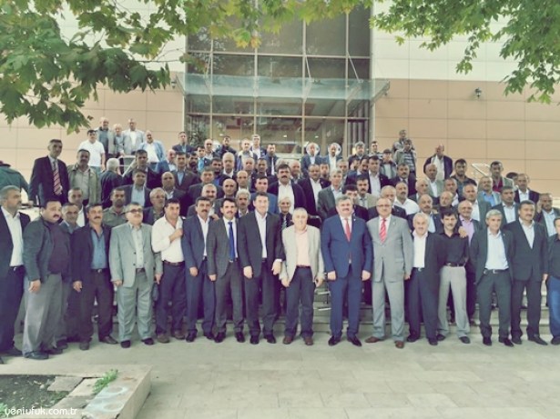 AK PARTİ HEYETİ MUHTARLARLA BULUŞTU..