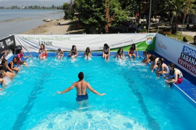 Bursa İznik'te yaz spor heyecanı 14 branşta