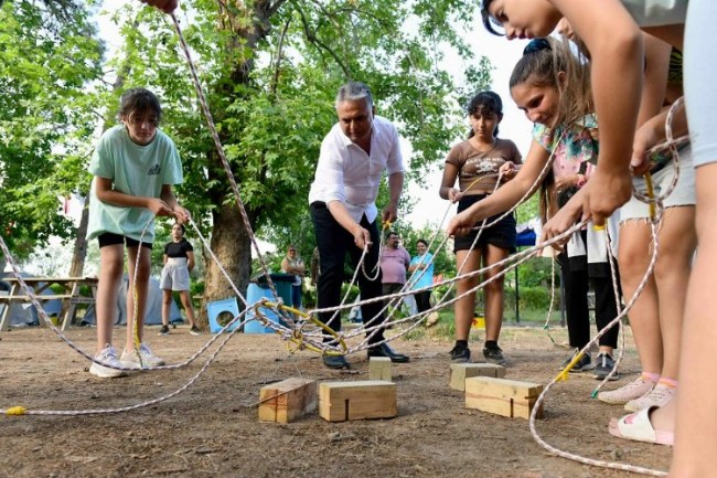 Antalyada Muratpaşa'da doğa kampı kapılarını açtı