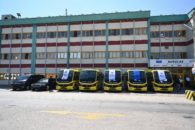 Bursa'da lüks makam araçlarıları satıldı mikrobüsler geldi