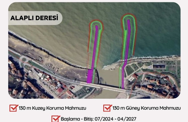 Alaplı Deresi ihalesi yapıldı