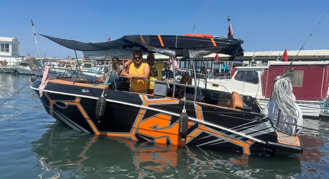 7,5 metre tekneyle Karadeniz'den Akdeniz'e