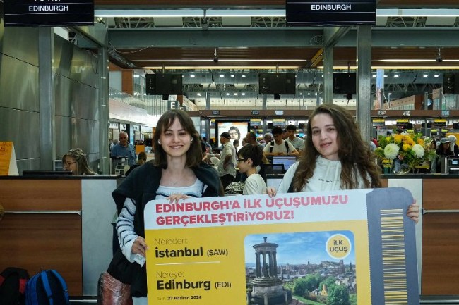 İstanbul Sabiha Gökçen'den Edinburgh'a yeni hat