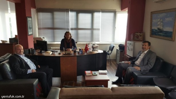 DÖNMEZ VE GÖKTAŞ'TAN YENİ UFUK'A ZİYARET