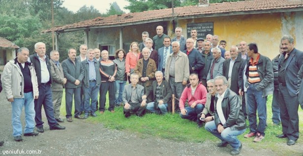 BİZZAT ELMACI KÖYÜ MUHTARI KARŞILADI..