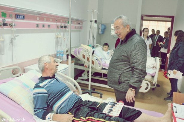 ÇAKAN'DAN 'GEÇMİŞ OLSUN' ZİYARETİ..