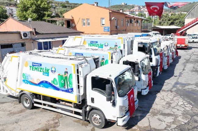 Mudanya'da temizlik filosu yeni araçlarla güçlendi