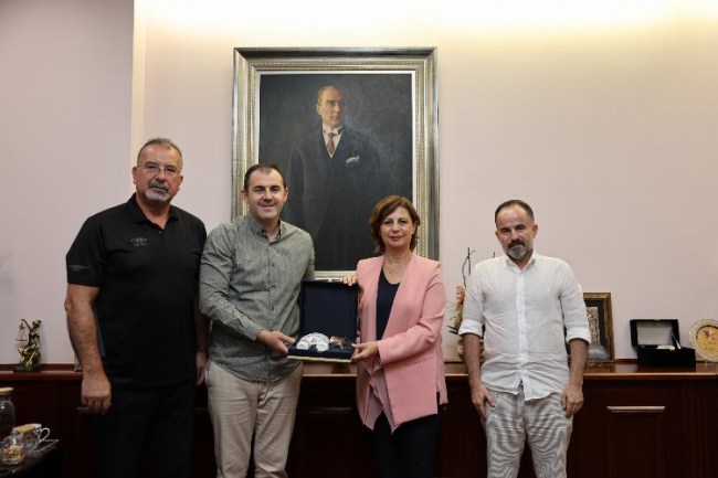 Türkiye Kano Federasyonu'ndan Başkan Ünlüce'ye ziyaret