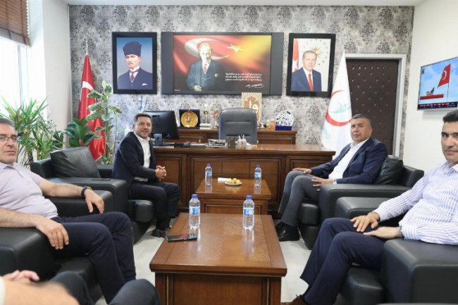 Başkan Arı'dan İl Sağlık Müdürü Tartar'a iade-i ziyaret