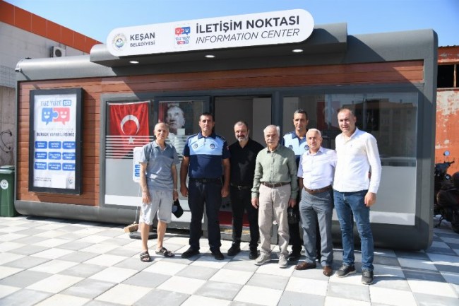 Keşan Belediyesi hizmet noktası Yeni Mahalle'de faaliyete başladı