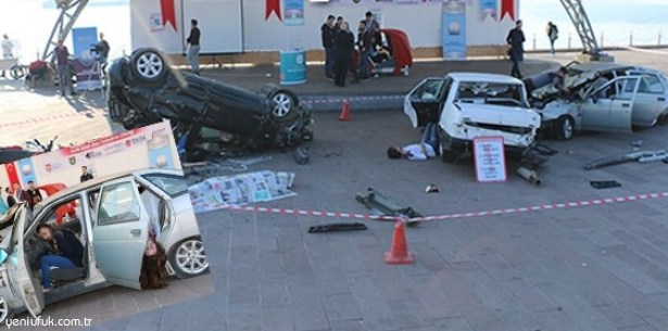 "KAZA GELİYORUM", DER!..