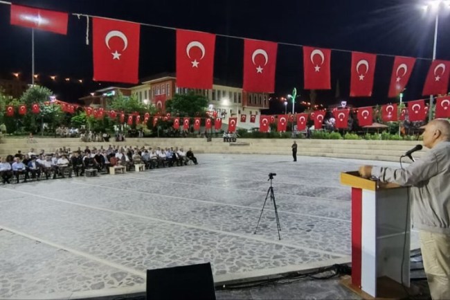 Yeşilli'de 15 Temmuz etkinliği düzenlendi
