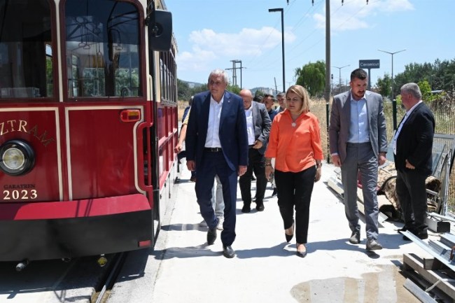 Başkan Hürriyet, Bozüyük'ün Boztram projesini yerinde inceledi