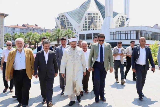 Diyanet İşleri Başkanı Erbaş Akçakoca'da
