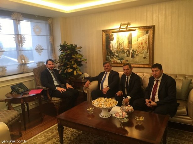 ÇATUROĞLU BAKAN ALBAYRAK İLE GÖRÜŞTÜ