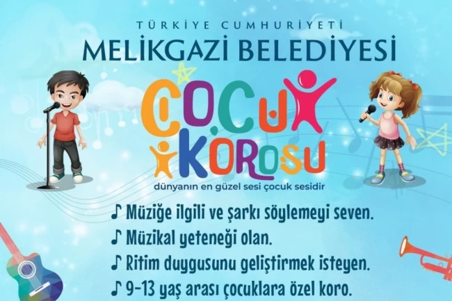 Melikgazi'den çocuklar için sanatsal bir uygulama daha