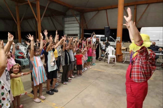 Yeşilovalı çocuklar Yaz Akşamlar etkinliğinde doyasıya eğlendi