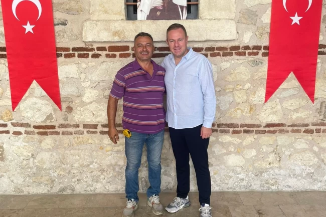 Kırklareli TSO Başkanı Soner Ilık, Saraçpen Yetkilisi Serkan Saraç'ı ağırladı