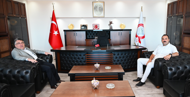 Başkan Dökmeci’den Rektör Özölçer'e ziyaret