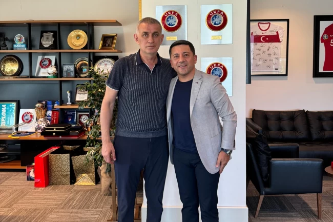 Arı'dan TFF Başkanı Hacıosmanoğlu'na ziyaret