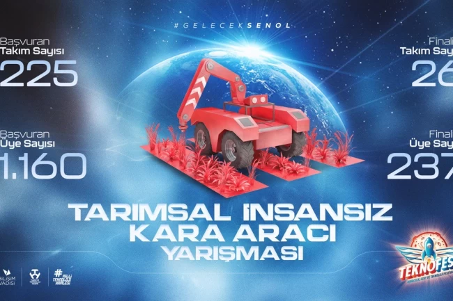 İzmir Bilişim Vadisi'nde TEKNOFEST Tarımsal İKA Yarışması final heyecanı