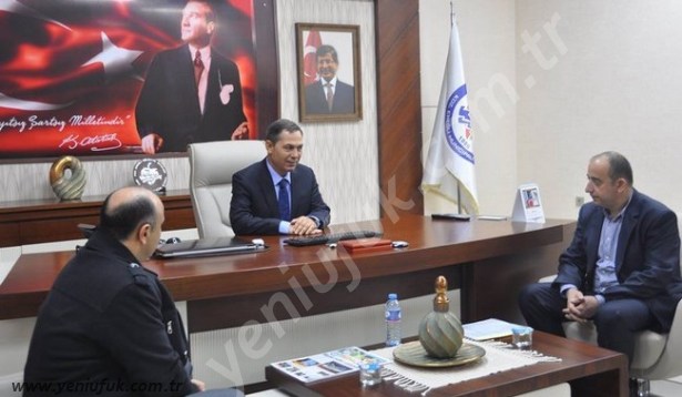 İLK ZİYARETİ BAŞKAN UYSAL'A YAPTILAR..