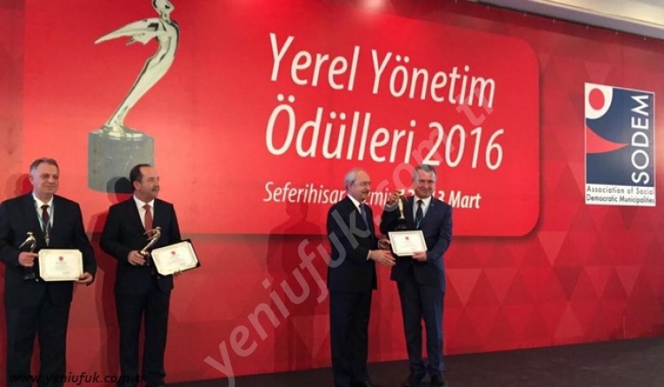 ÇAYCUMA BELEDİYESİNE ÖDÜL