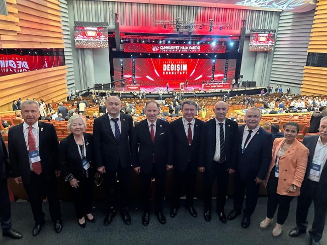 Zonguldak CHP heyeti Tüzük kurultayında buluştu