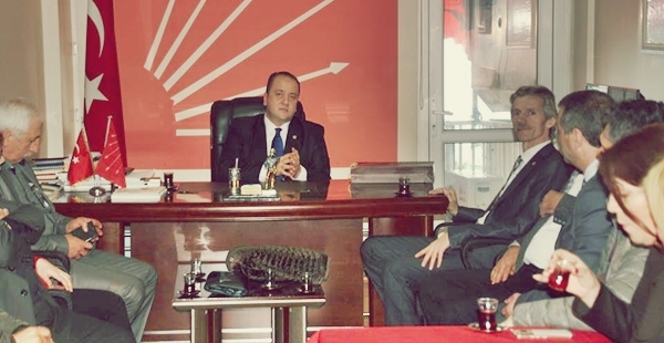 KOZLU CHP'DEN EREĞLİ CHP'YE ZİYARET..