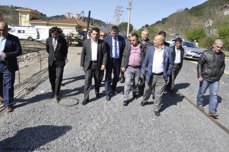 ÇAKIR, HASTANE ARAZİLERİNİ GEZDİ