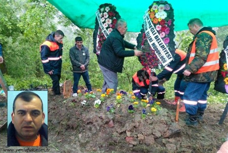 GÖZYAŞLARI İÇİNDE UĞURLANDI..