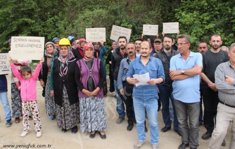 MADEN OCAĞINDA EYLEM!..