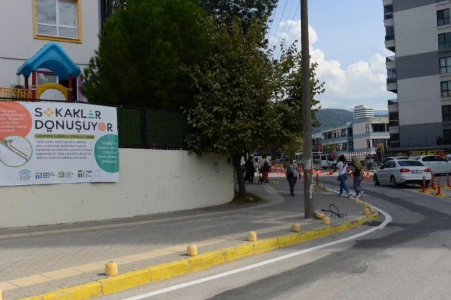 Nilüfer'de sokaklar çocuklar için dönüşüyor