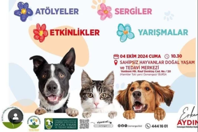 Osmangazi'de Dünya Hayvanları Koruma Günü'ne özel program