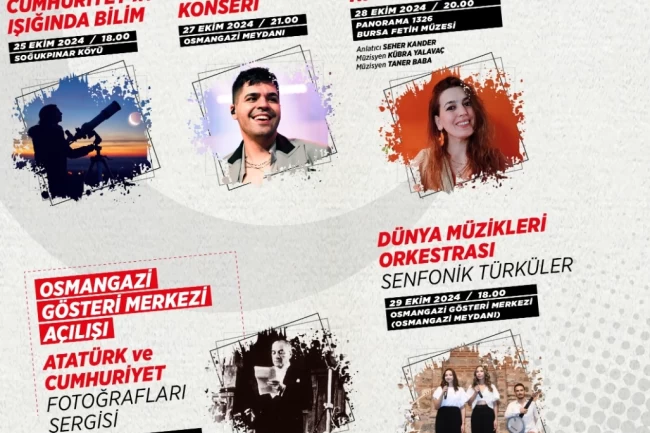 Osmangazi'de Cumhuriyet Bayramı coşku dolu kutlanacak