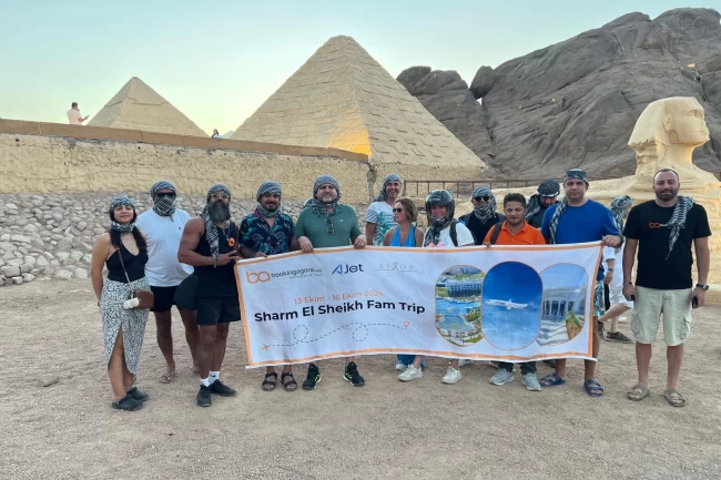 AJet, ilk Fam Trip'ini BookingAgora ile Sharm El Sheikh'e yaptı
