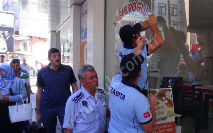 15 İŞYERİ KAPATILDI..