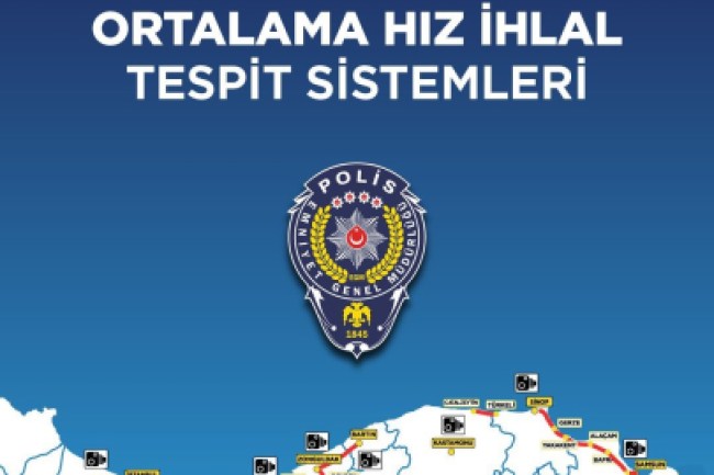 Zonguldak Emniyeti ortalama hız denetimleri 1 kasım itibarıyla başladı