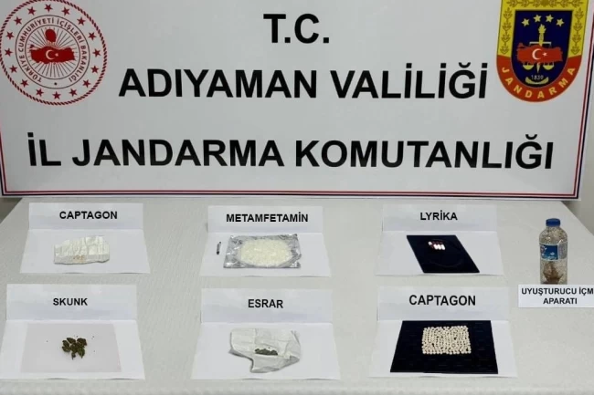 Adıyaman'da uyuşturucu operasyonu