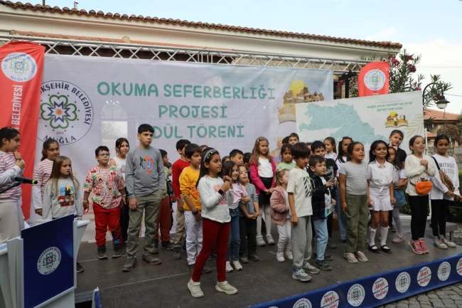 'Okuma Seferberliği Projesi' Ödül Töreni Yatağan'da Yapıldı