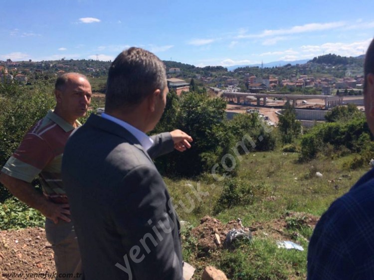 BAŞKAN UYSAL YERİNDE İNCELEDİ..