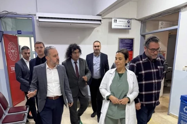 Düzce İl Sağlık Müdürü Akçakoca İlçe Devlet Hastanesi'ni ziyaret etti