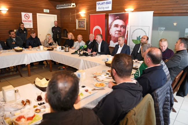 Fatih Karayılan, Bursa'da spor basını ile buluştu