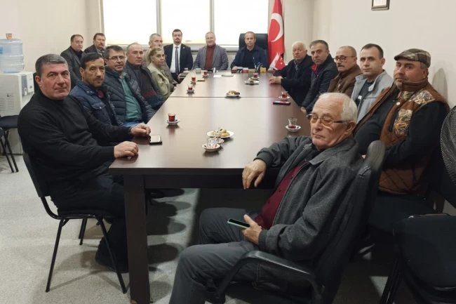 CHP'nin Keşanlı İl Genel Meclis üyelerinden Muhtarlar Derneği'ne ziyaret