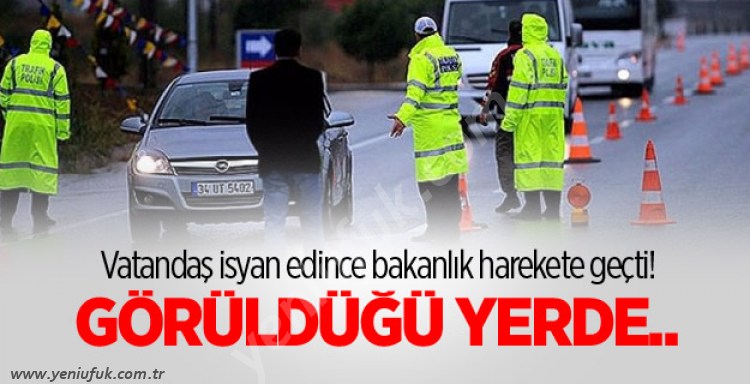 ÇAKAR LAMBAYA 192 TL CEZA VE BİR SÜRE TRAFİKTEN MEN